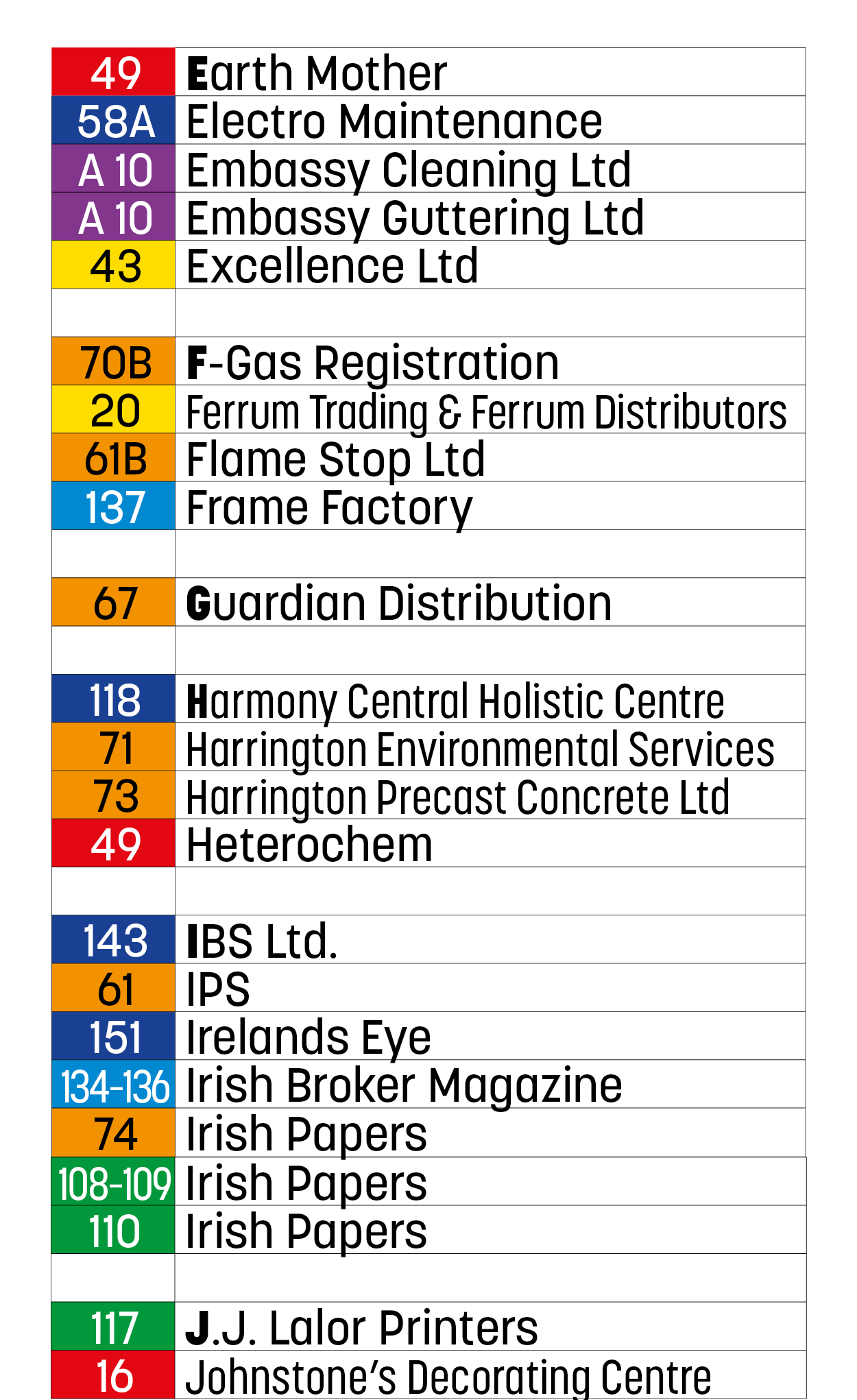 map of Baldoyle Industrial Estate