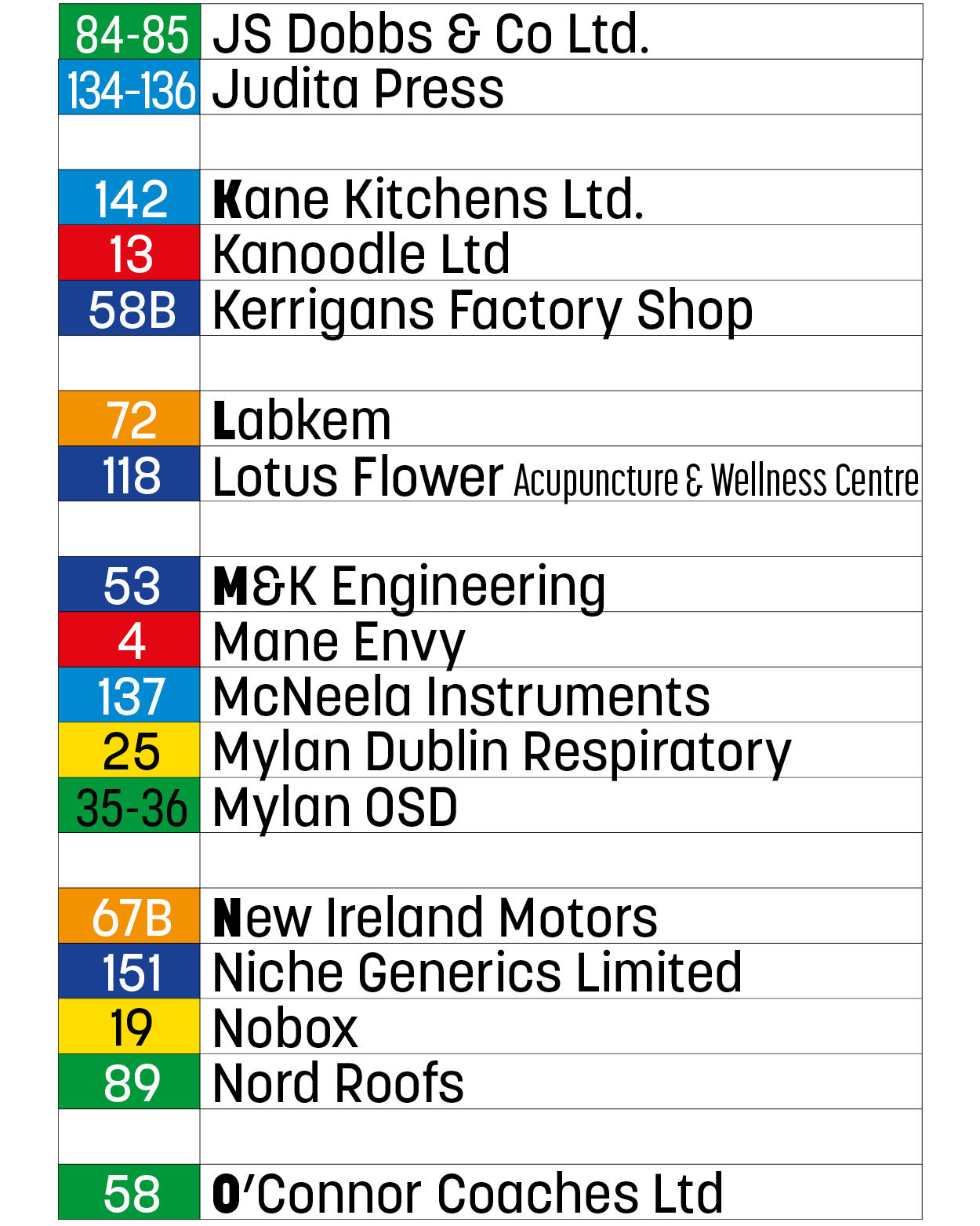 map of Baldoyle Industrial Estate